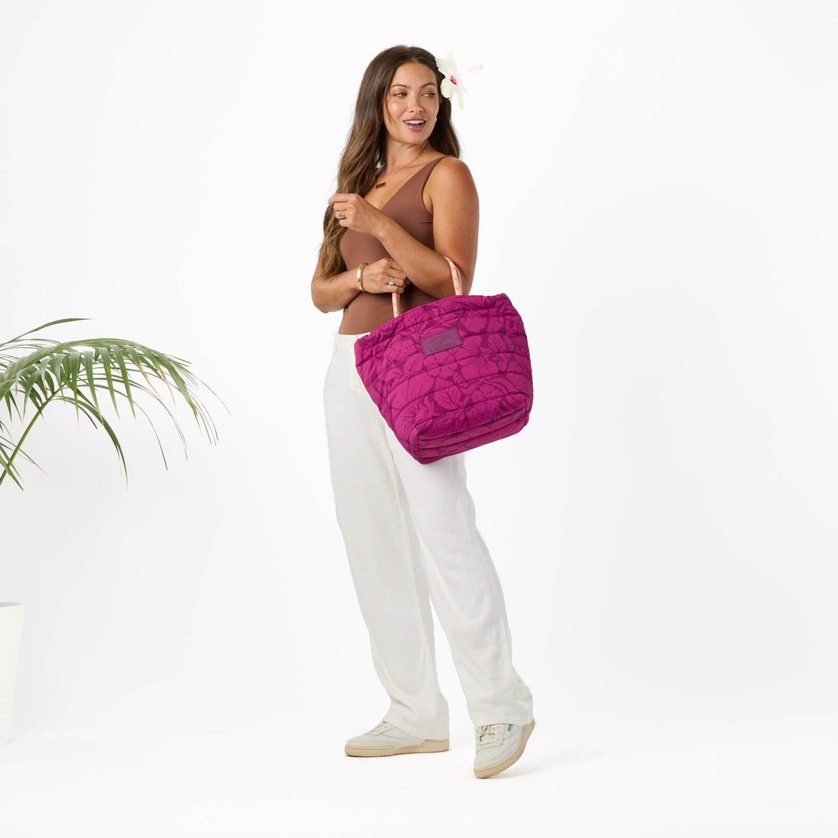 Aloha Collection - Quilted Rope Tote