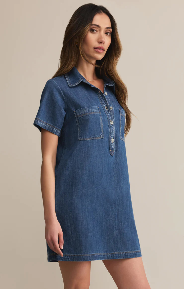 Kellie Denim Mini Dress