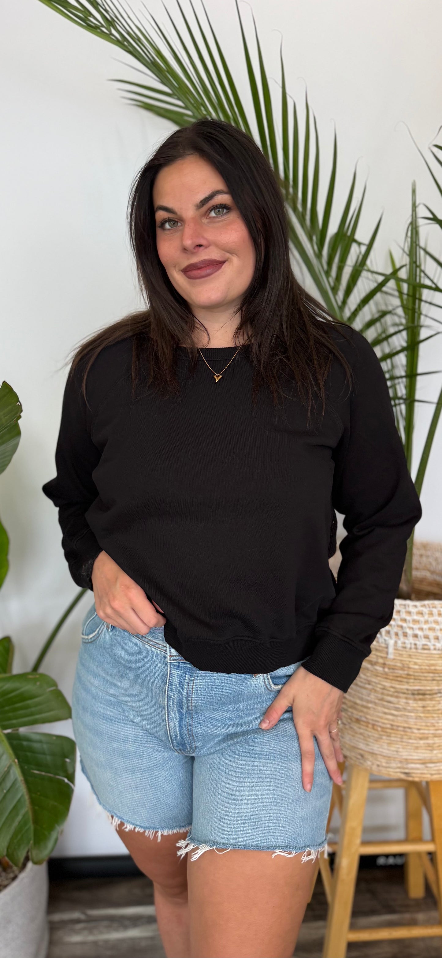 Mesh Around Pullover