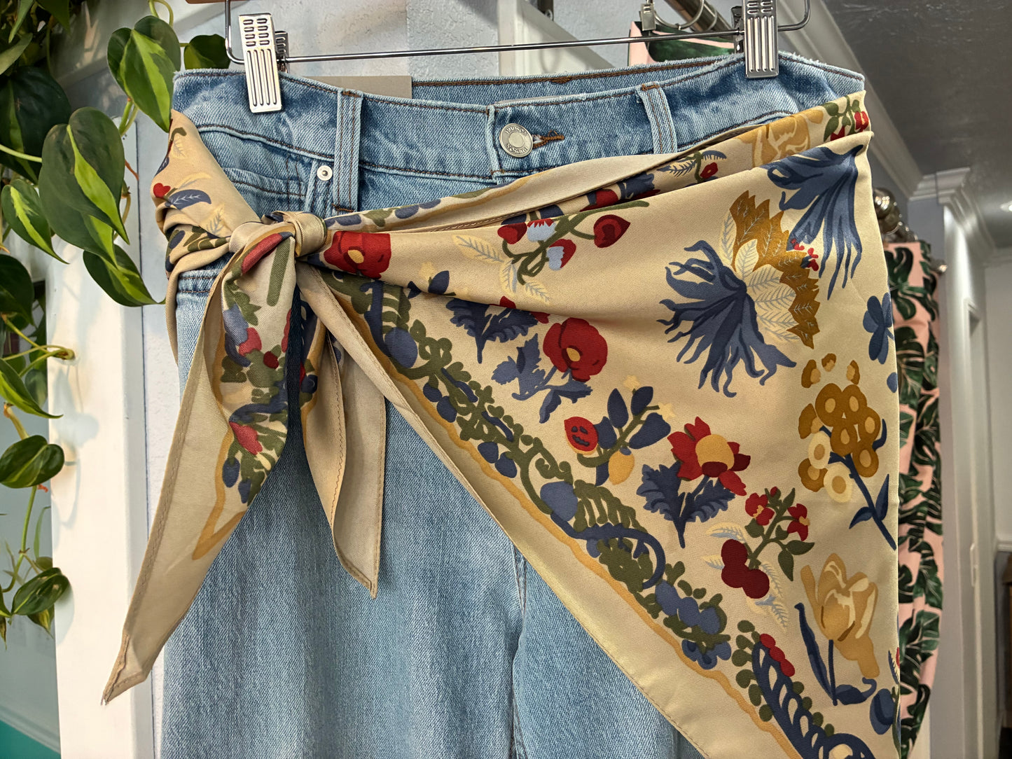 Printed Triangle Scarf