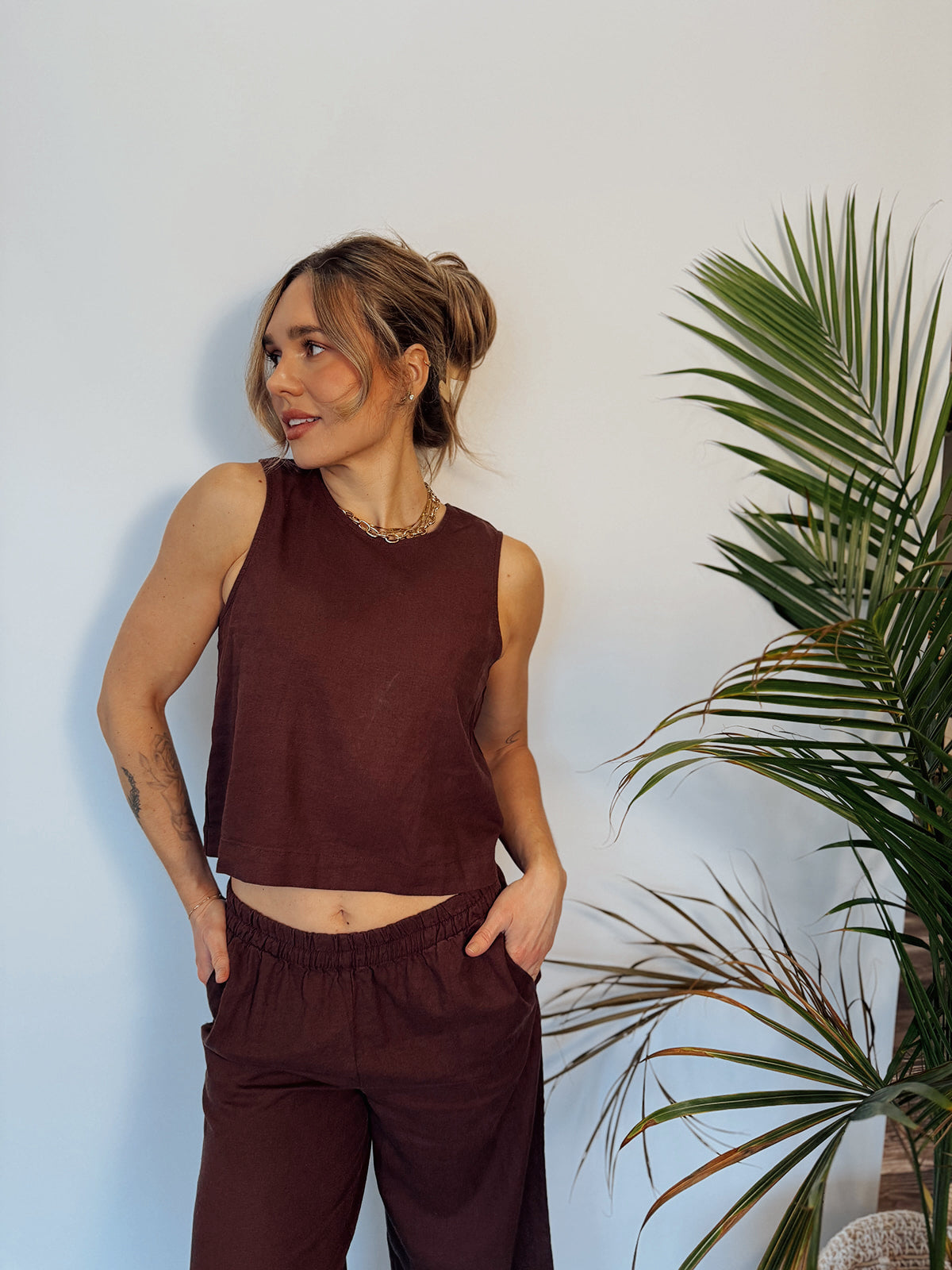 Sloane Linen Top