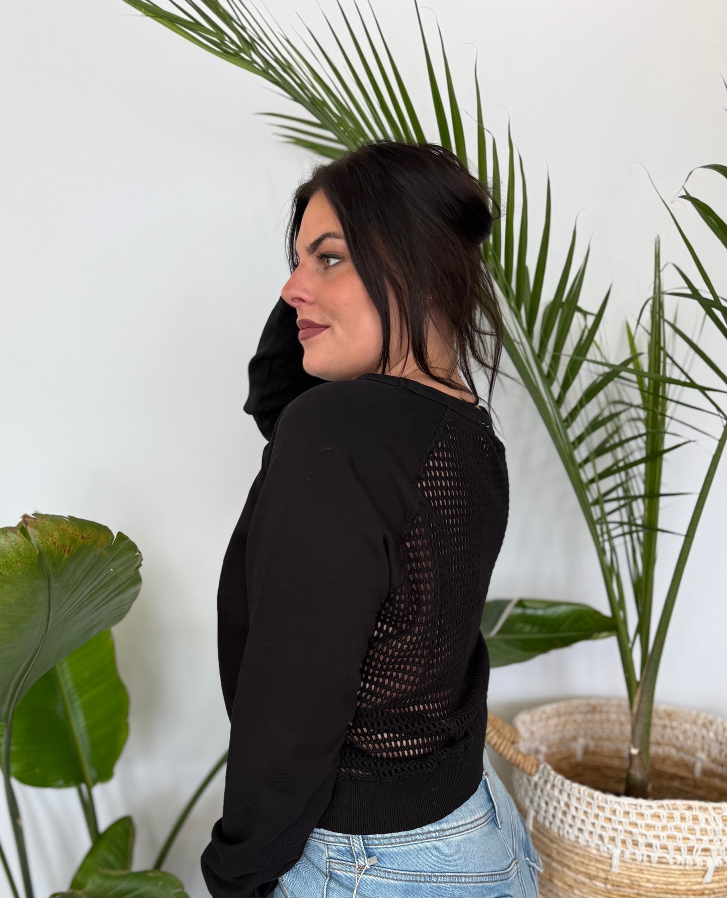 Mesh Around Pullover