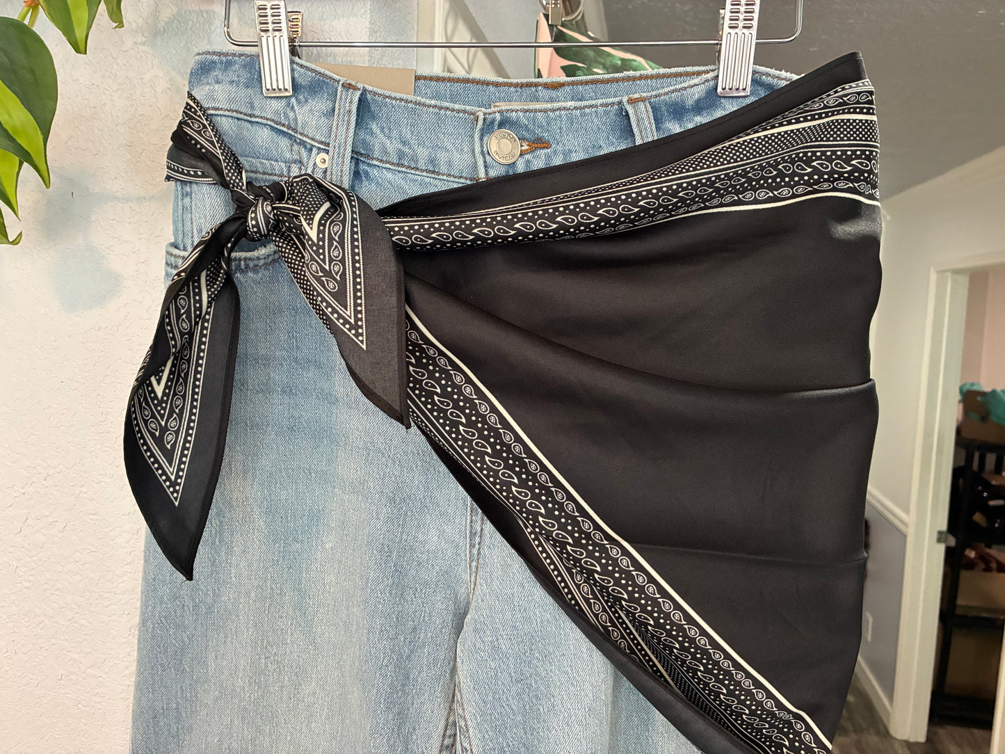 Printed Triangle Scarf