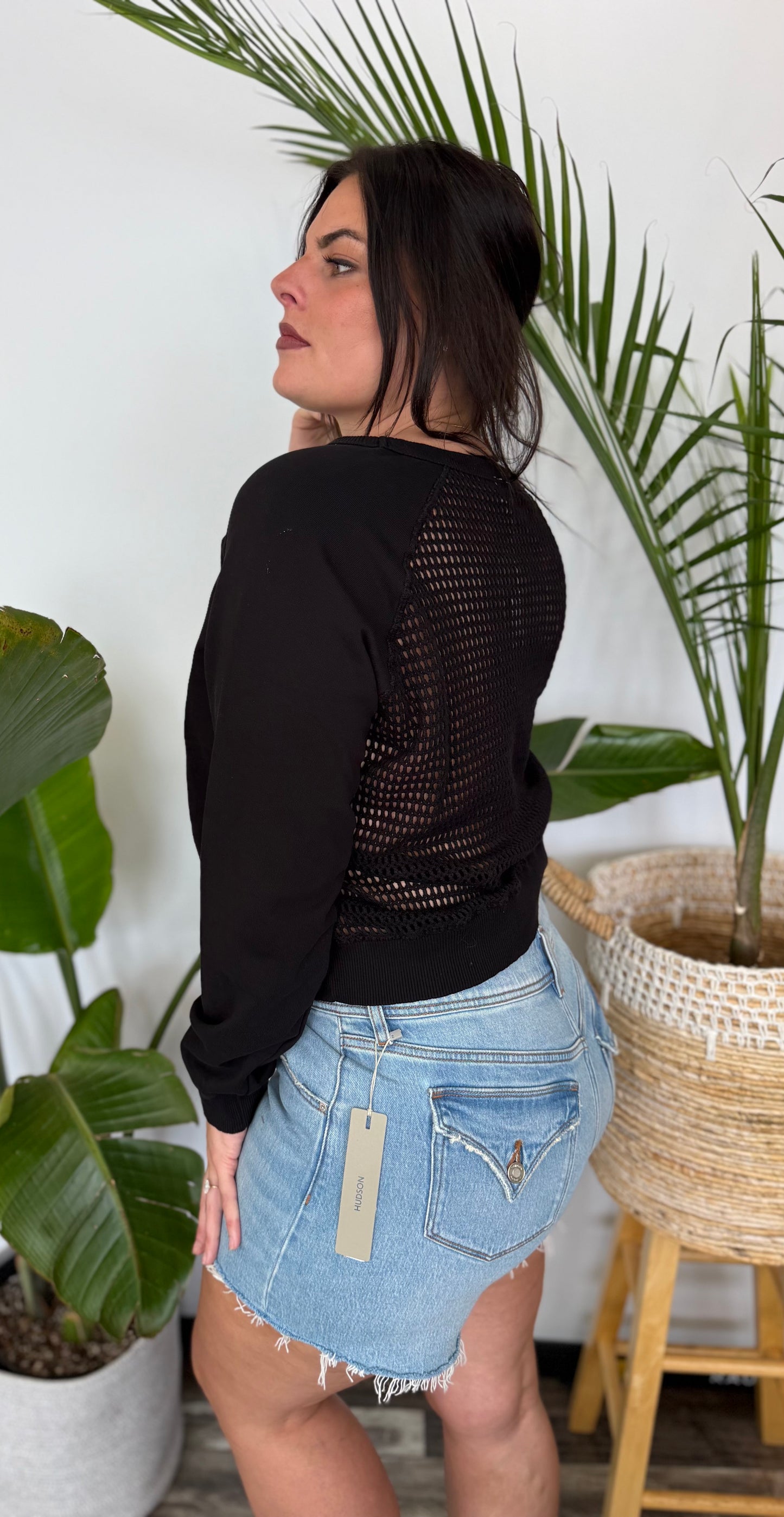 Mesh Around Pullover