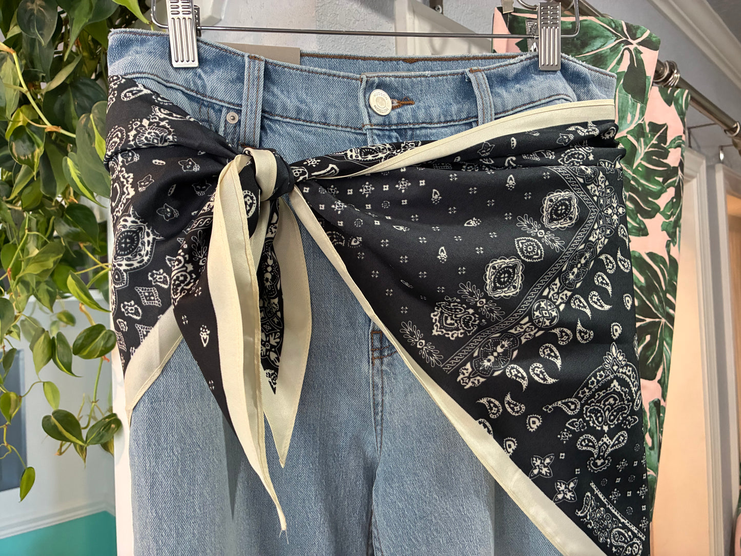 Printed Triangle Scarf