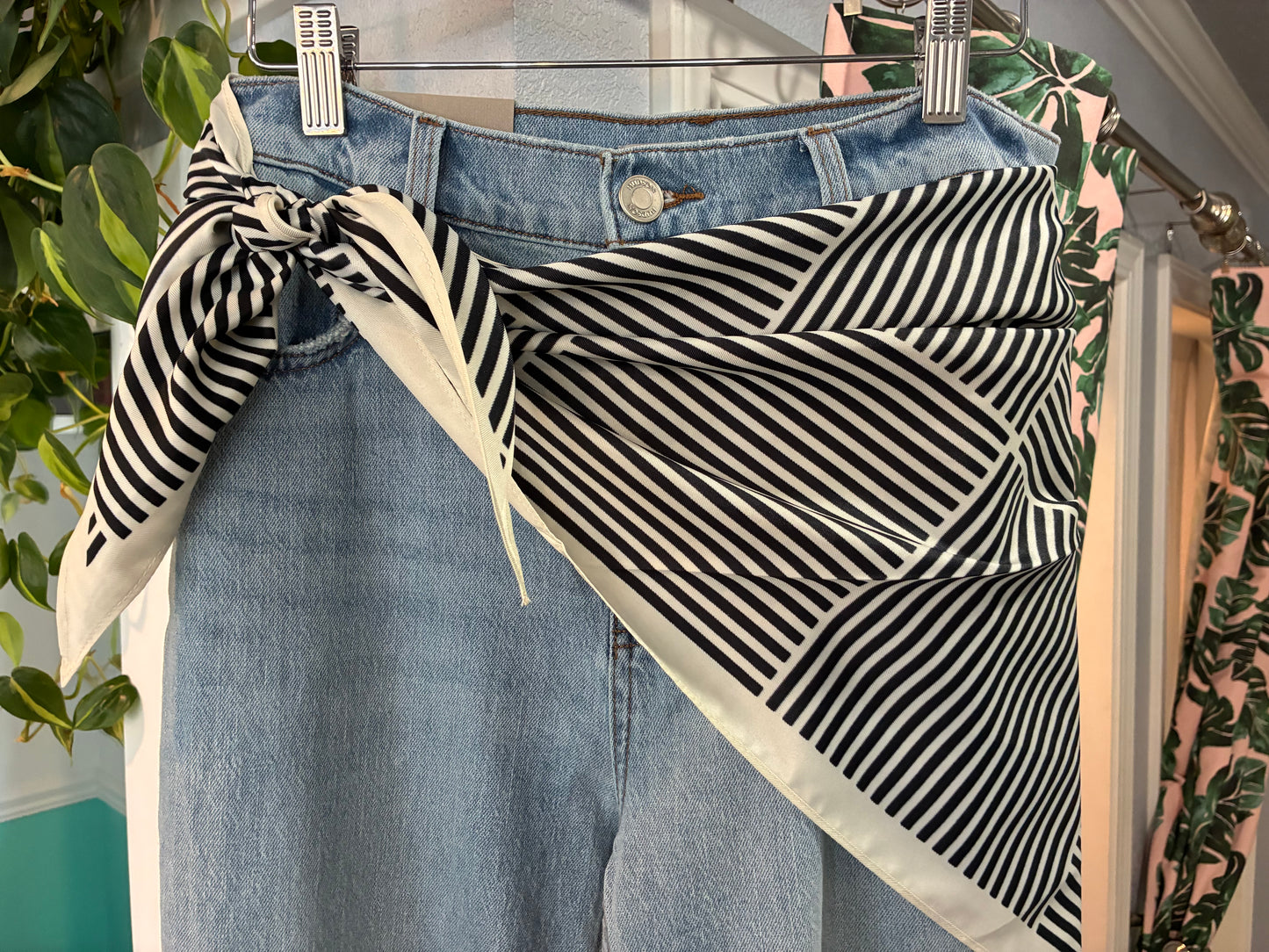 Printed Triangle Scarf