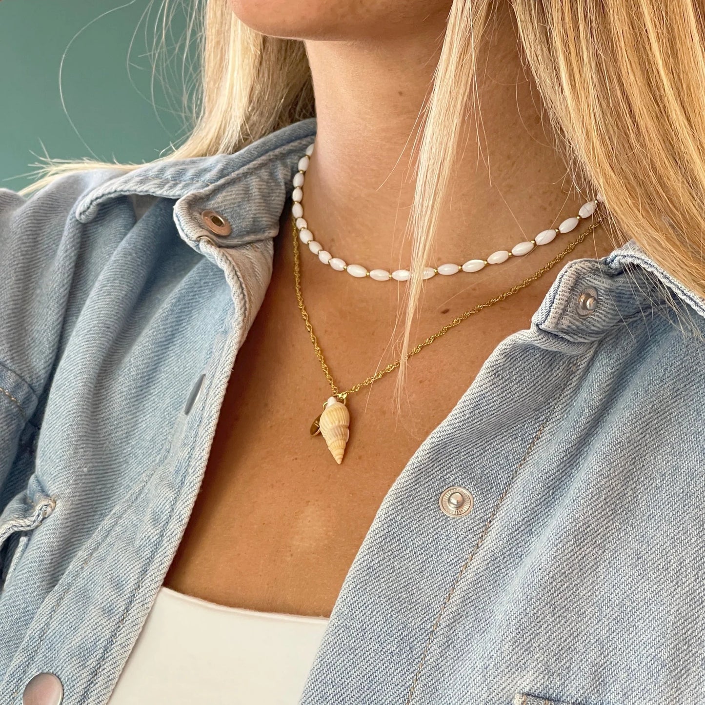 Seashore Pendant Necklace