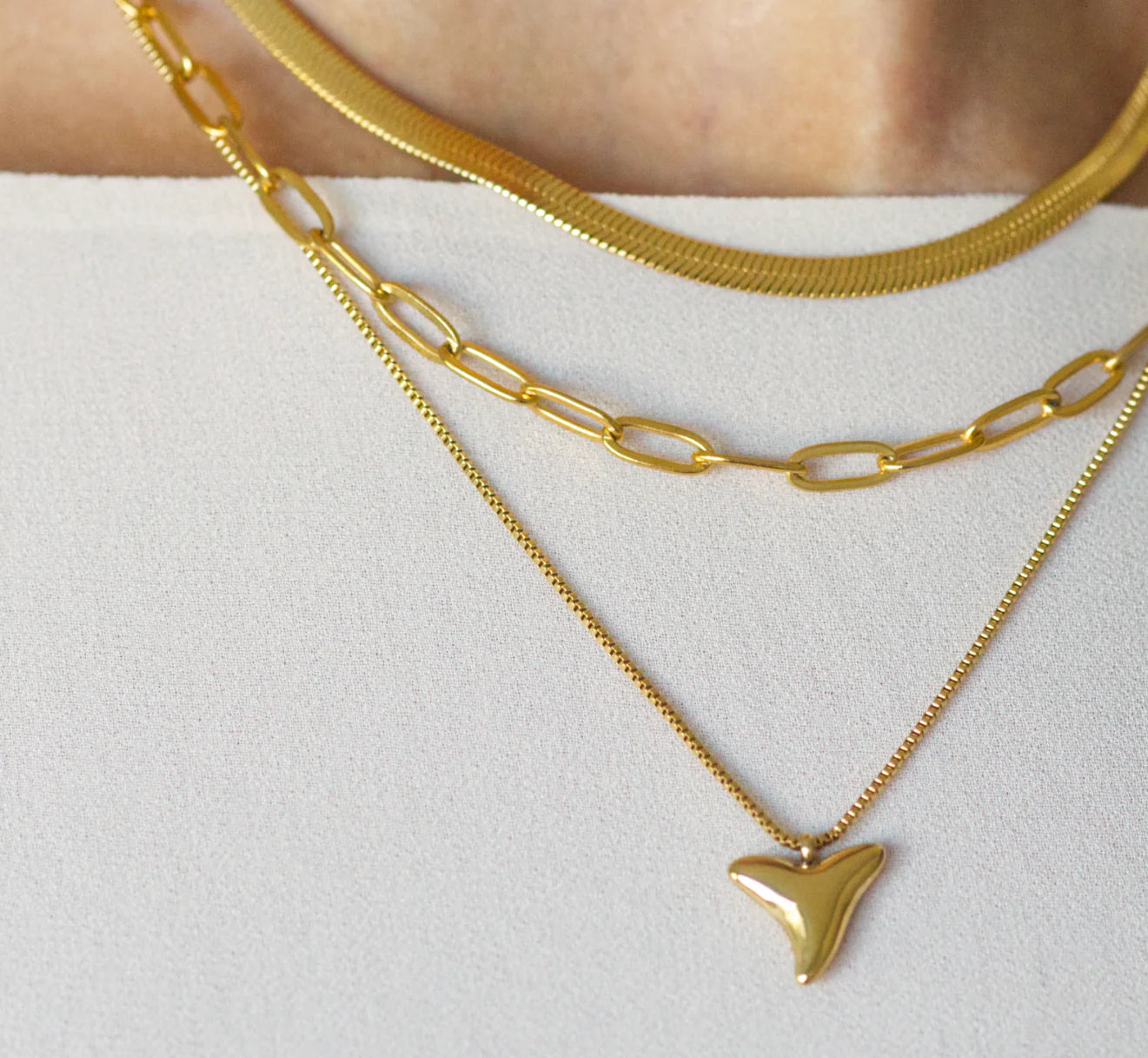 Shark Tooth Pendant Necklace