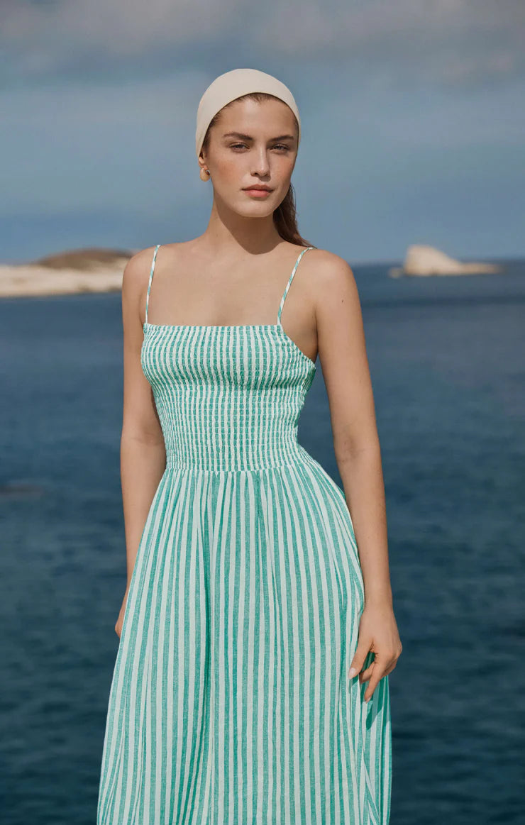 Bayside Linen Maxi Dress