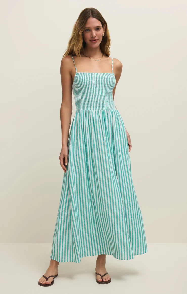 Bayside Linen Maxi Dress