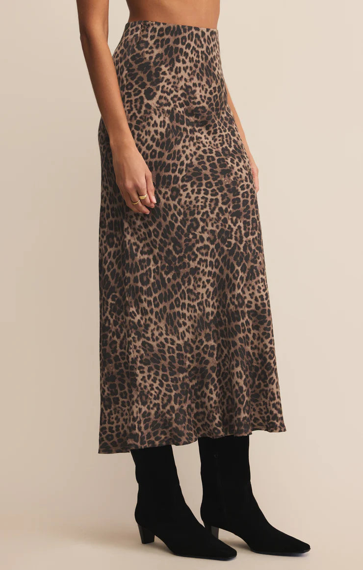 Izabel Leopard Skirt