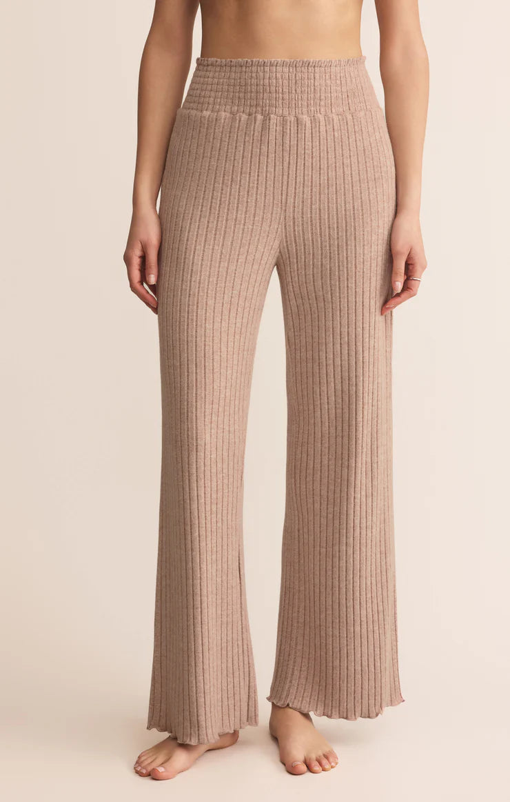 Smocked Rib Lounge Pant