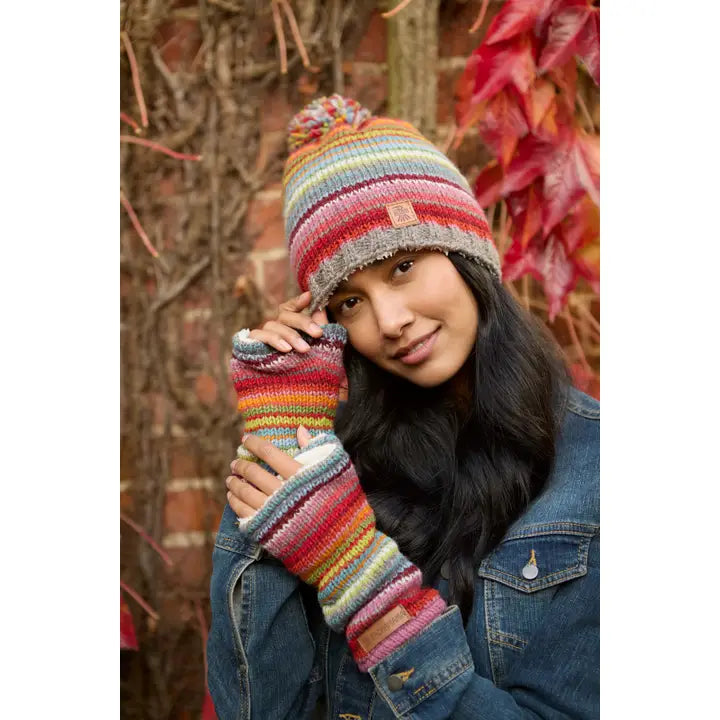 Sunset Fingerless Gloves