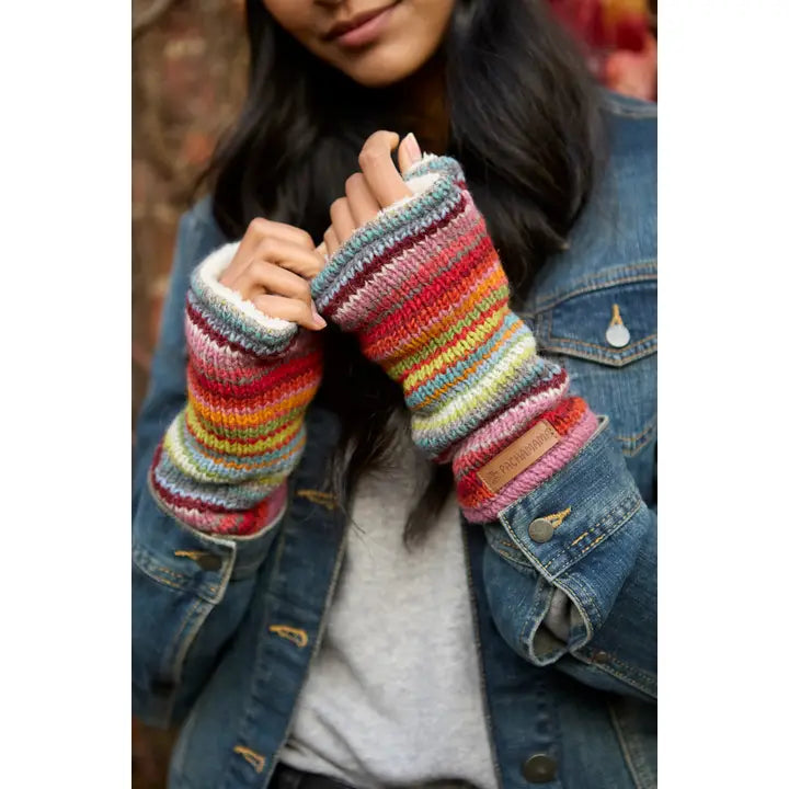 Sunset Fingerless Gloves