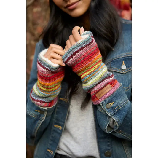 Sunset Fingerless Gloves