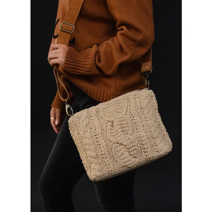Cable Knit Crossbody